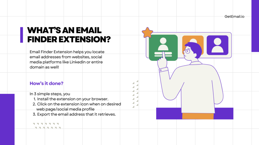 Definition of what are email finder extensions