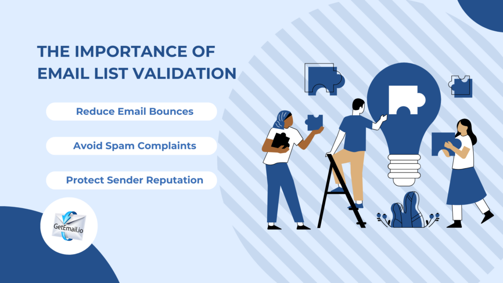 The importance of email list validation. It reduces email bounces, avoids spam complaints and protects sender reputation.