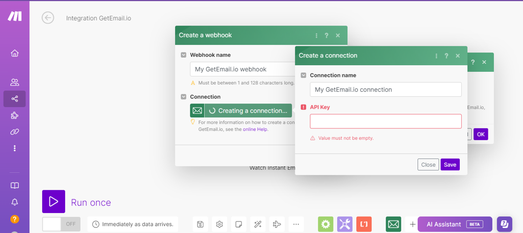 Step 5: You’ll have to enter the API keys here as well to link the web applications effectively. We’ve already discussed how to find API keys in the above section.