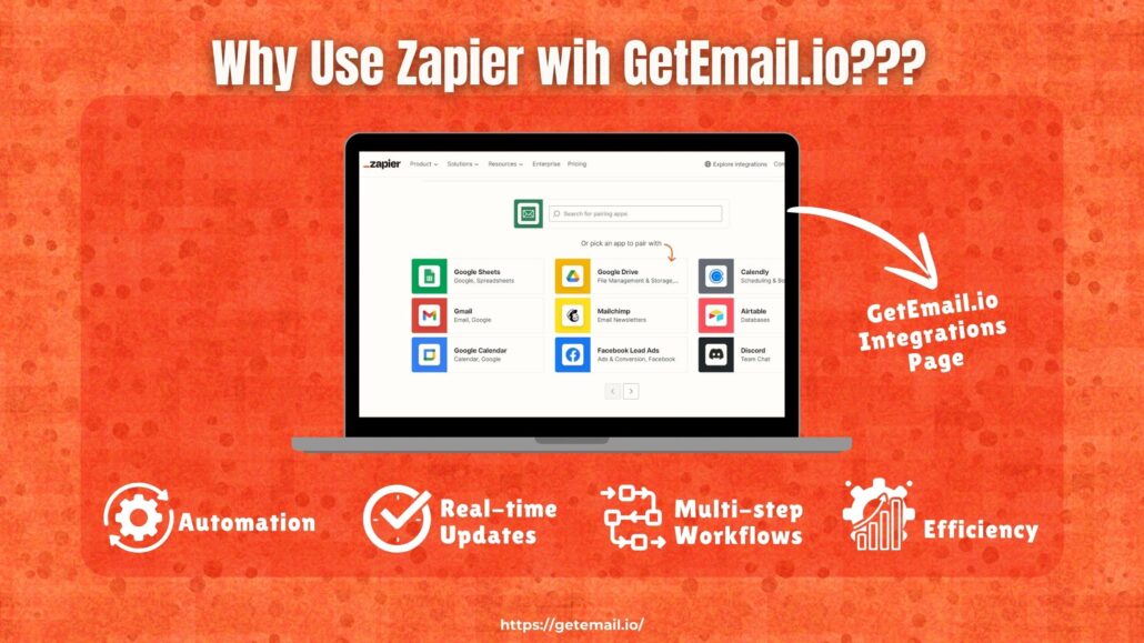 Why use Zapier with GetEmail.io?